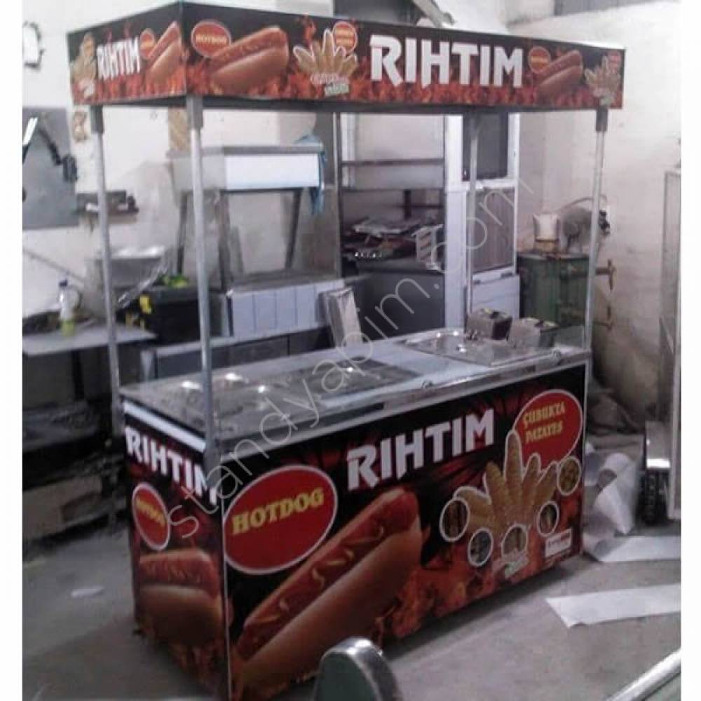 Çubukta Patates + Hotdog Standı