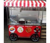 Çay + Hotdog + Kumda Kahve+ Bardakta Mısır Arabası