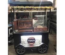 Çay Kazanlı Kumda Kahve Arabası