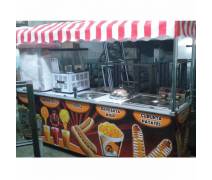 Çubukta Patates + Bardakta Mısır + Sosisli + Meyve Suyu + Popcorn Standı