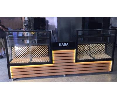 Ekmeklik Kurabiye Raflı Kasa Tezgahı